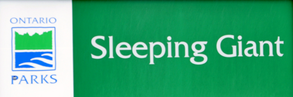 Sleeping Giant sign