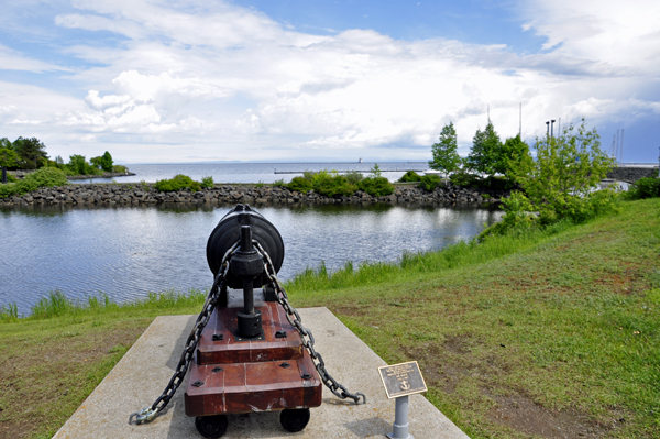 cannon and Lake Superior