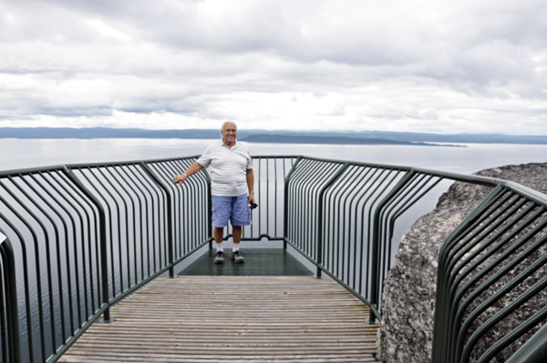Lee Duquette at Thunder Bay Lookout