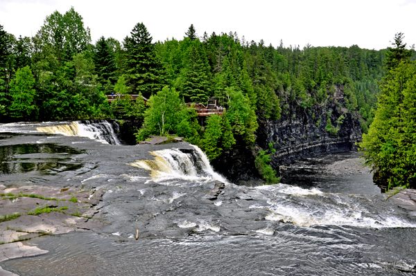 Kakabeka Falls as seen from the bridge