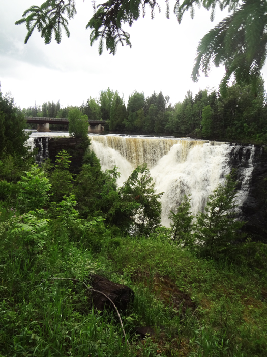 Kakabeka Falls as seen from the Visitor Center side of the park