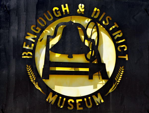 Bengough Museum sign