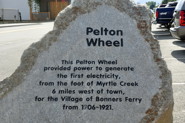 Pelton Wheel in Booners Ferry, Idaho