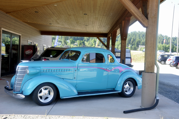 antique car in Booners Ferry, Idaho