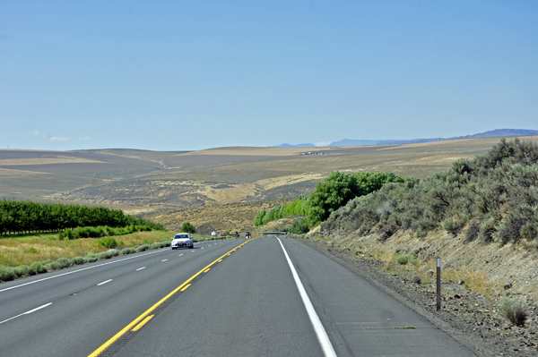 Scenery while driving to Quincy, Washington