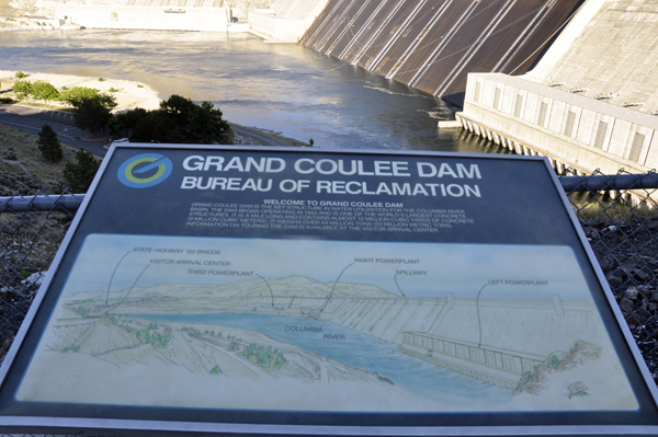 Grand Coulee Dam Bureau of Reclamation notice