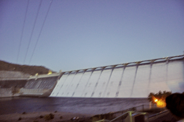 water flowing down Grand Coulee Dam 