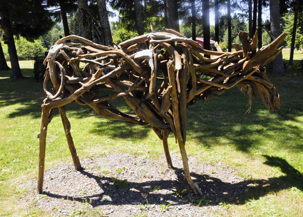 horse made of wood