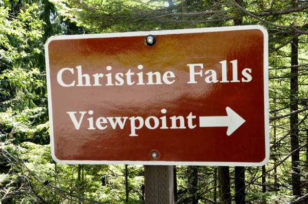 Christine Falls viewpoint sign