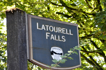 sign: Latourell Falls