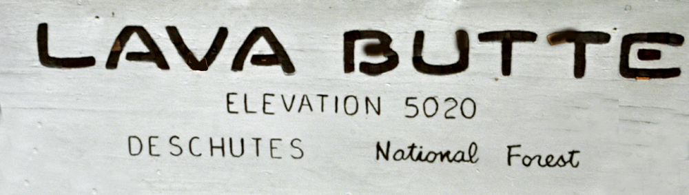 Lava Butte Elevation 5,020