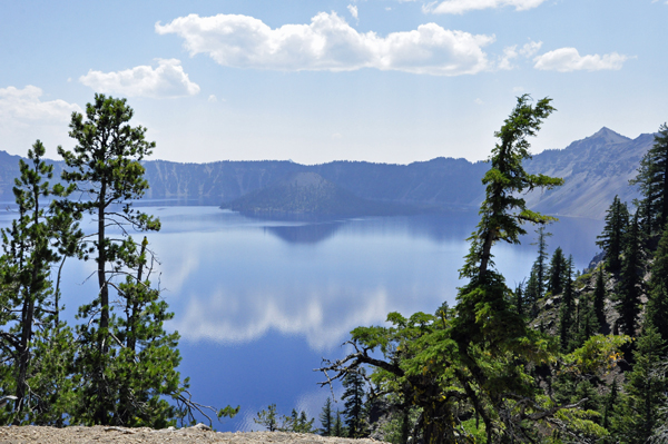 amazing reflections at Crater Lake