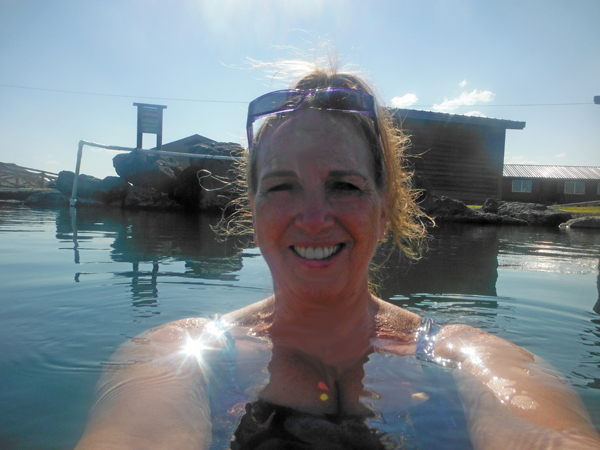 Karen Duquette at Crystal Crane Hot Springs