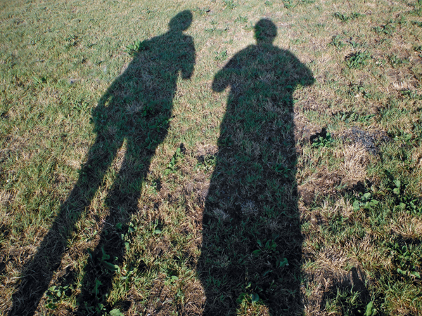 Shadows of the two RV Gypsies
