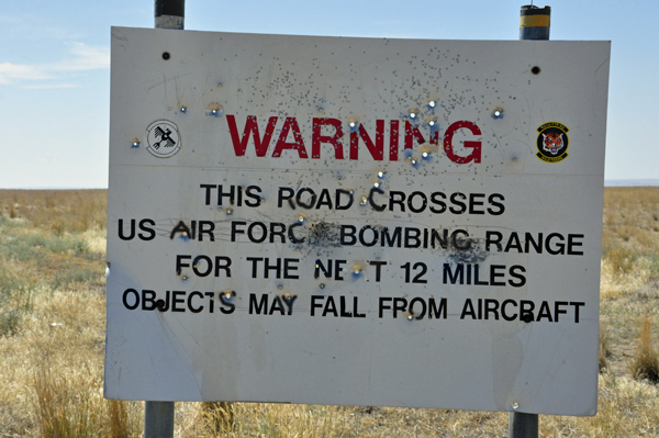 sign - warning objects may fall from aircraft