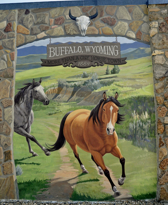 Buffalo Wyoming = more than a one-horse town