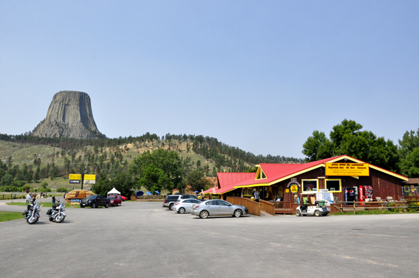 Devils Tower and the KOA office