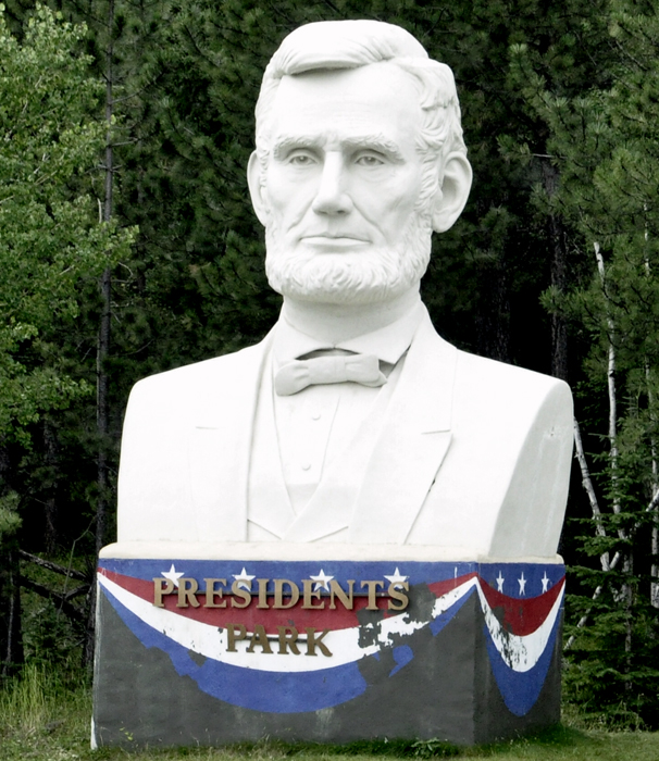 Abraham Lincoln Bust at Presidents Park