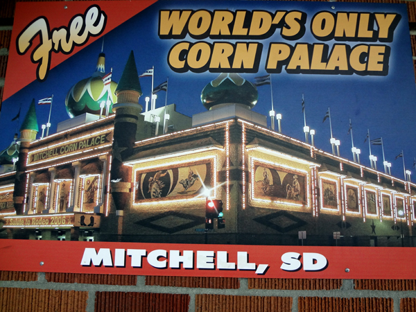 poster of the world's only corn palace