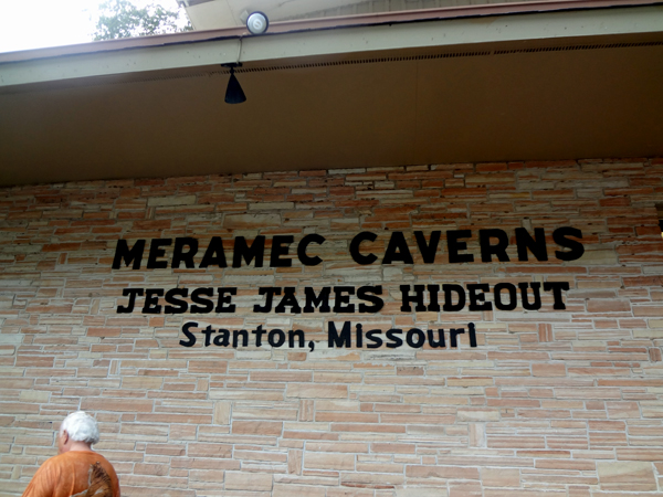 Lee Duquette at the historical Meramec Caverns