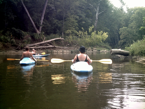 Kayaking Sugar Creek