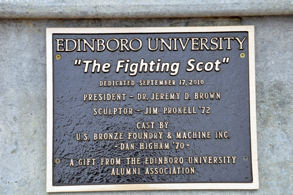 The fighting Scot sign