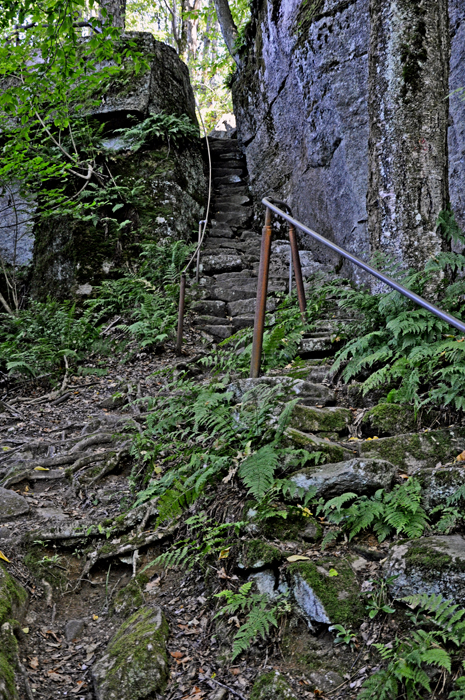 Indian Stairs - Legend says they preceed arrival of Settlers