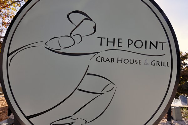 The Point Crab House sign