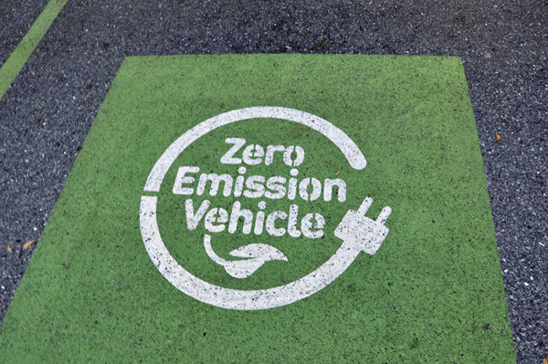 Zero Emission Vehicle parking spot