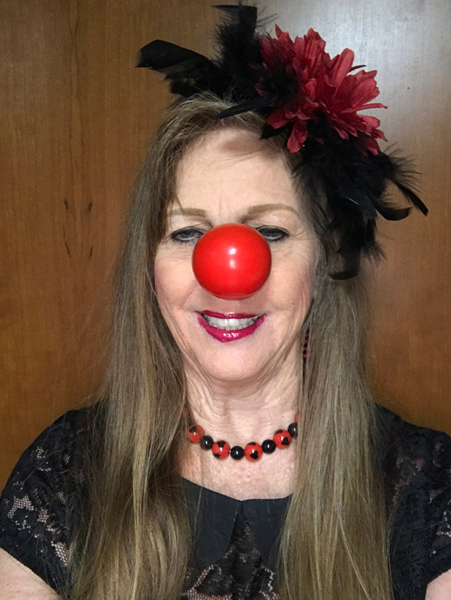 Karen Duquette and rher Red Nose