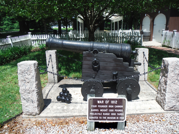 war of 1812 cannon