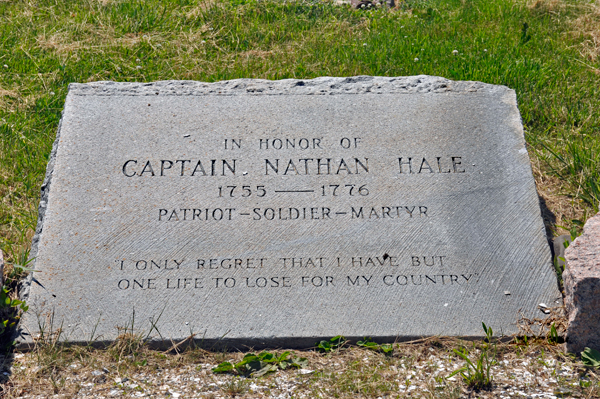 Nathan Hale plaque
