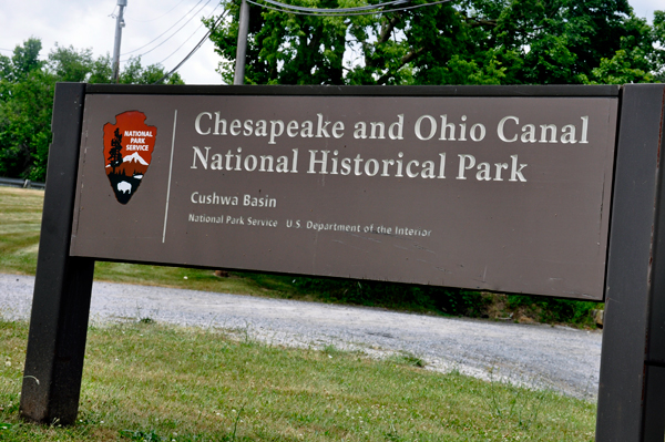 Chesapeake and Ohio Canal National Historical Park sign