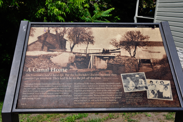 sign about the Canal Home