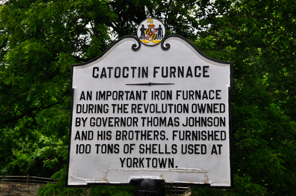 Catoctin Furnace sign
