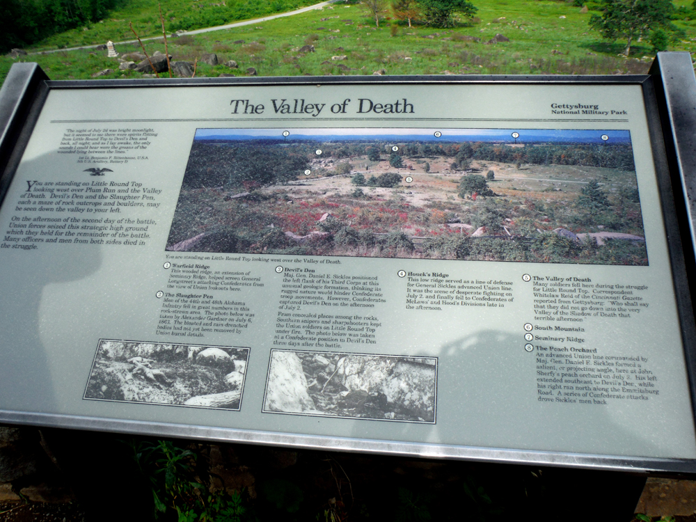 Valley of Death sign