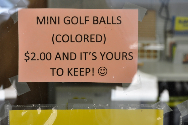 miniature golf balls for sale