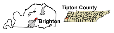 TN map showing location of Brighton