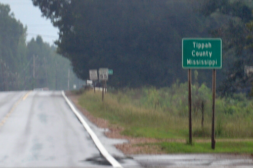 sign: tippah County Mississippi