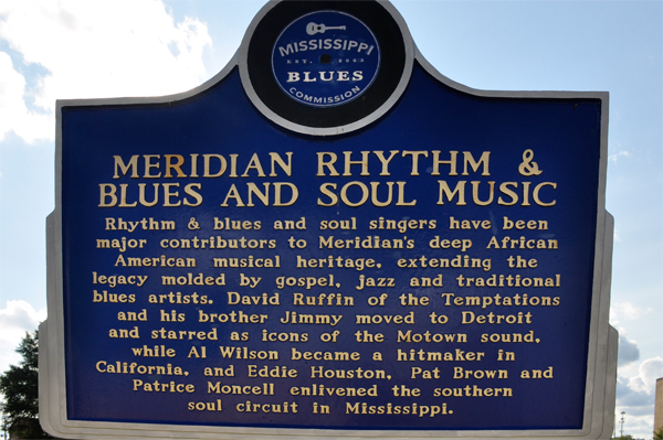 Meridian Rhythm and Blues and Soul Music sign