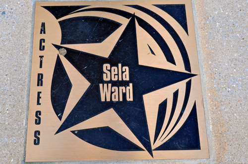 Sela Ward plaque