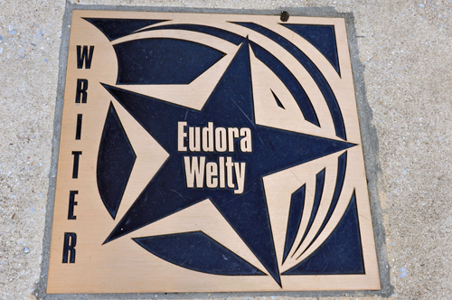 Endora Welty plaque