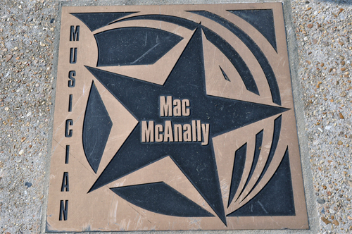 Mac McAnally plaque