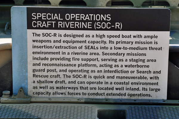 sign: Special Operations Cract Riverine (SOC-R)