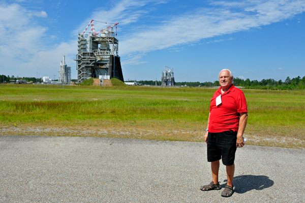 Lee Duquette by the 3 Rocket Engine Test complexes