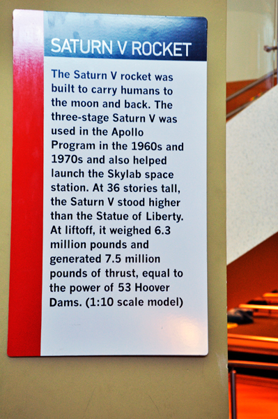 sign: Saturn V Rocket