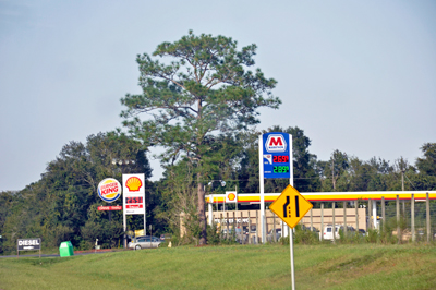 gas station and Burger King