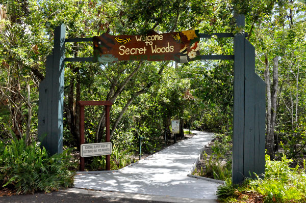 entrance to Secret Woods