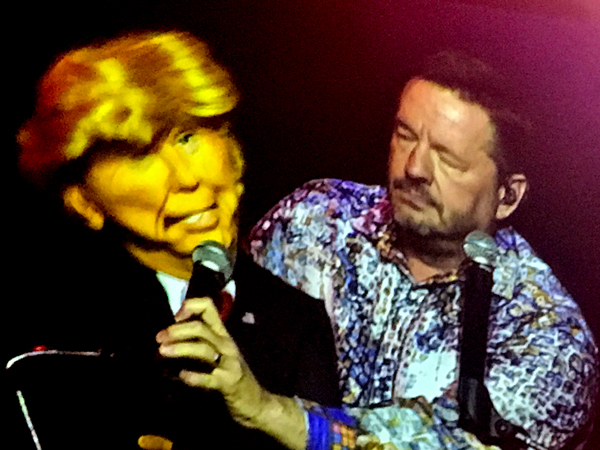 Terry Fator and Donald Trump
