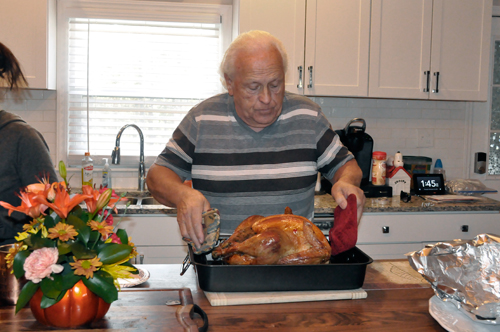 Lee Duquette and the turkey